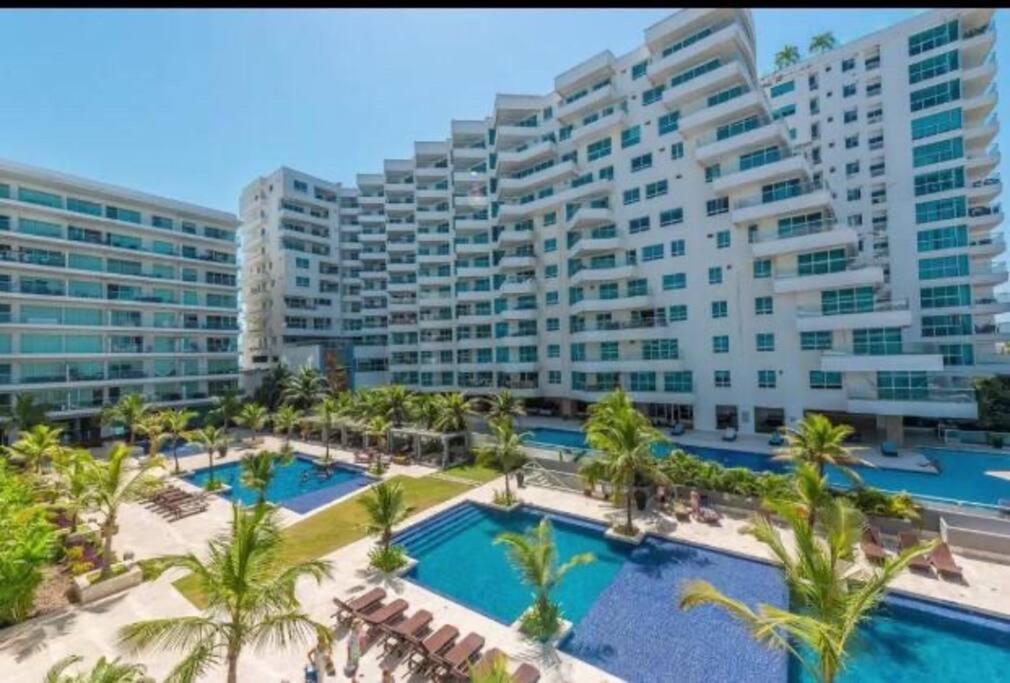 Hermoso Apartamento Con Todas Las Comodidades Acceso Directo A La Playa Morros Epic Sector La Boquilla Cumple Protocolos De Bioseguridad Cartagena Exterior foto